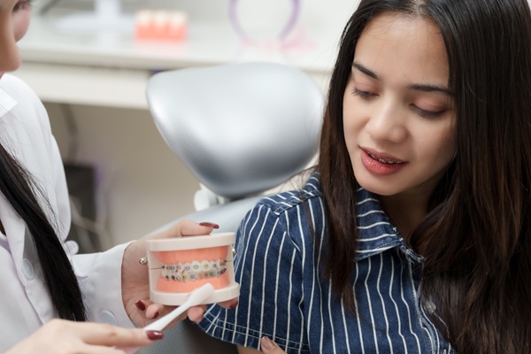 Receiving Traditional Braces From A General Dentist
